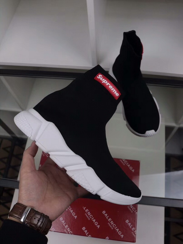 Balenciaga X Supreme Speed Runner Sock Black